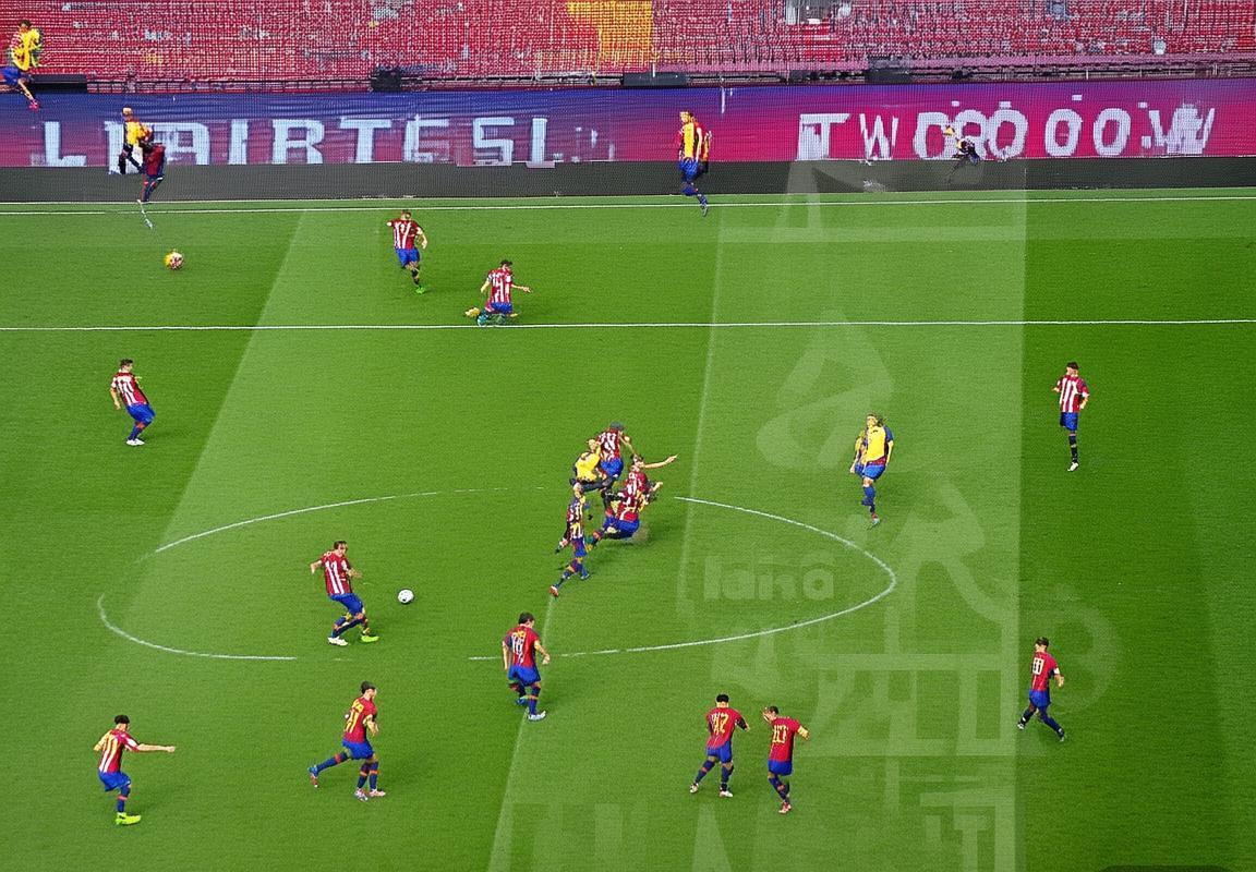 巴塞罗那VS赫塔菲：巅峰对决战术解析及争议瞬间回顾(图1)